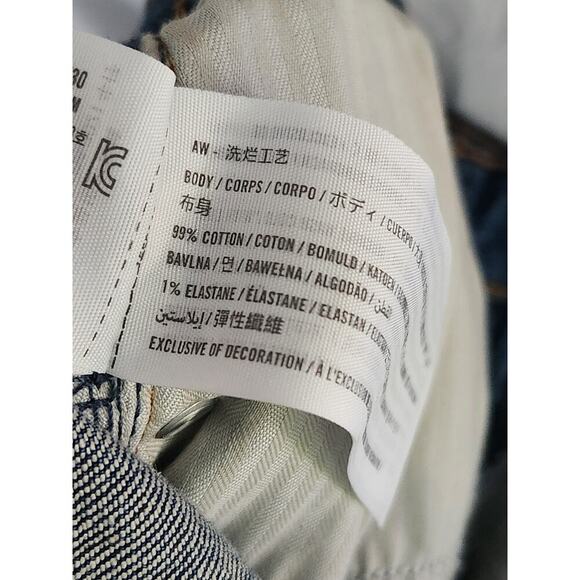 Abercrombie & Fitch Jeans Women's Sz 18R Blue The Straight Mid-Rise Curve Love - Picture 6 of 7